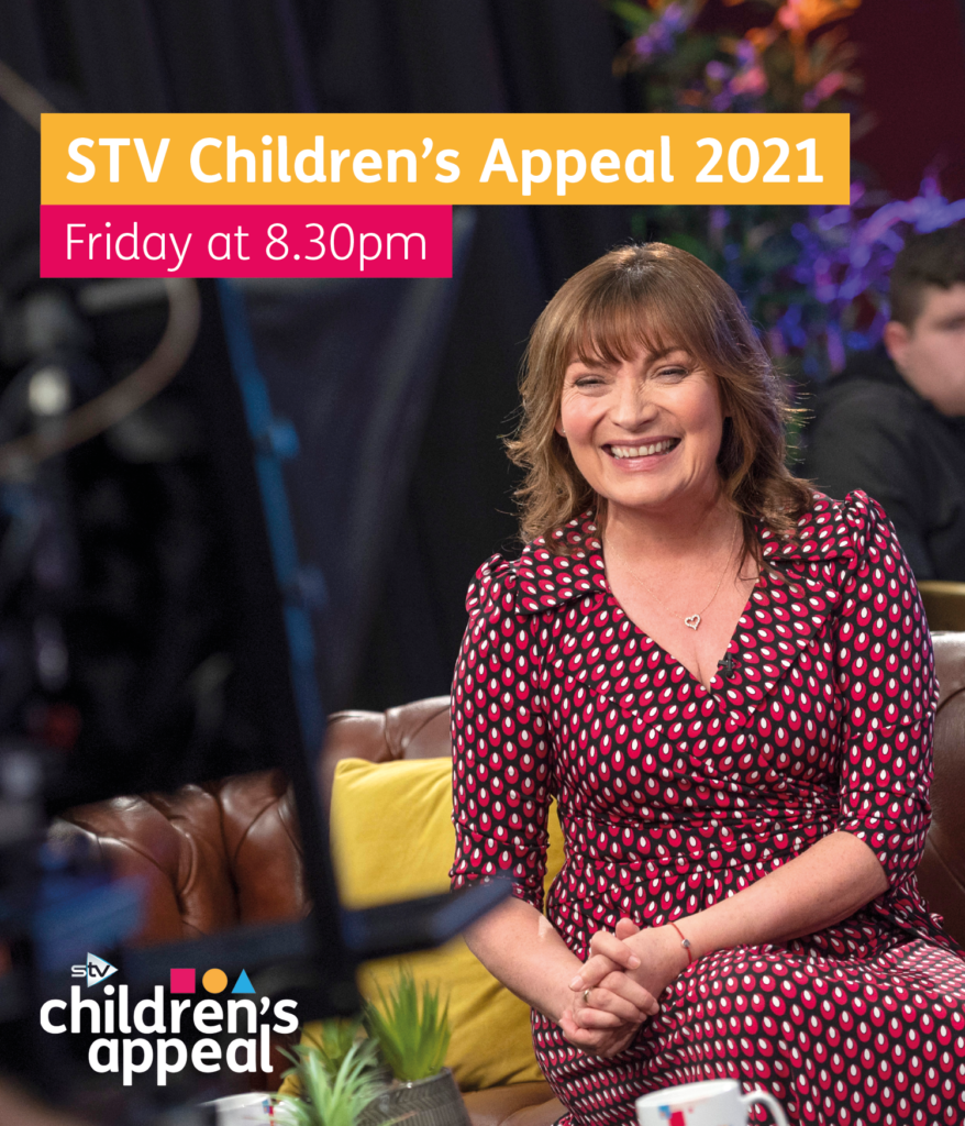 Lorraine Kelly on STV Appeal sofa